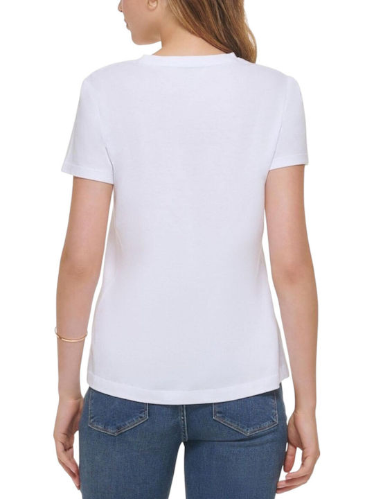 DKNY Logo T-Shirt Weiß