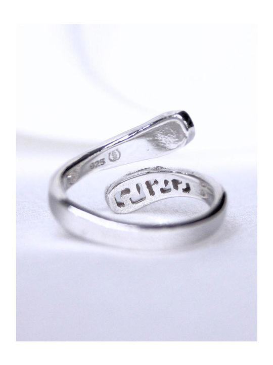 Women's Silver Ring with Stones