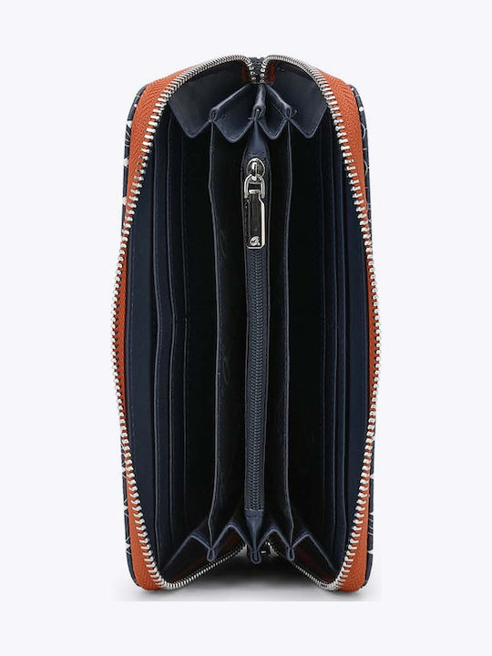 Large Women's Blue Wallet