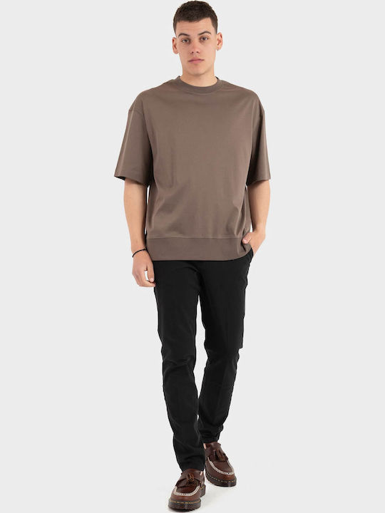 Elastisches Herrenhose Schwarz