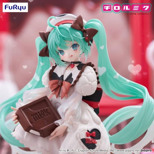 Hatsune Miku X Tirol Choco Trio-try-it Hatsune Miku Milk Ver Φιγούρα Αγαλματίδιο 18cm