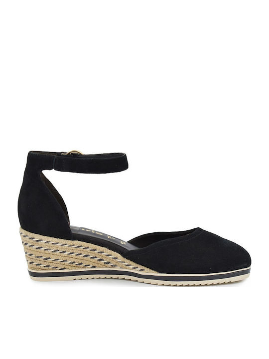 Knitted Women's Espadrilles In Black Color
