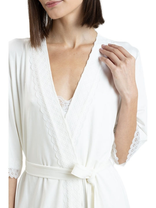 Giota Summer Women's White Robe Giota Summer Women's White Robe