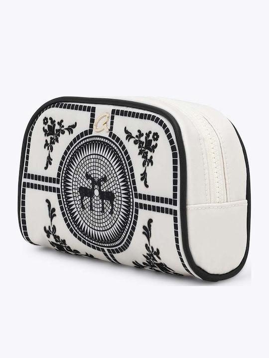 Chalk Toiletry Bag 2 Pieces Mosaic Print Deer