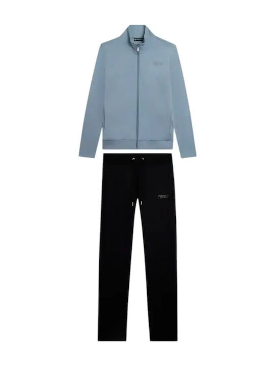 Sweatshirt Set Light Blue/Black