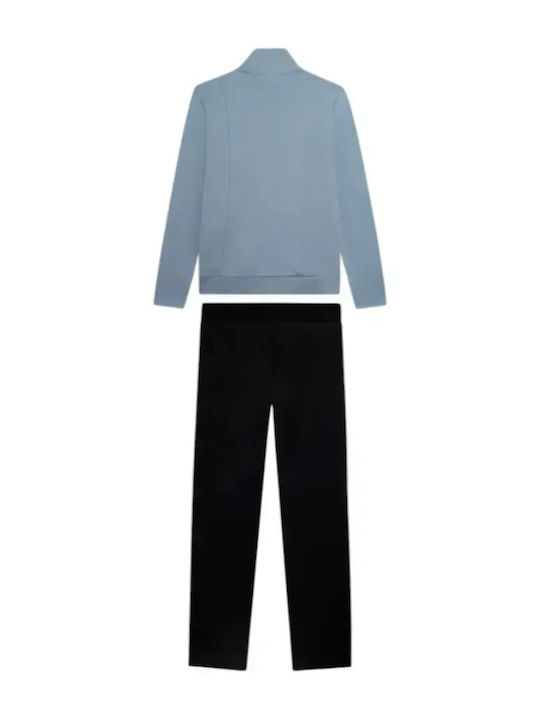 Sweatshirt Set Light Blue/Black