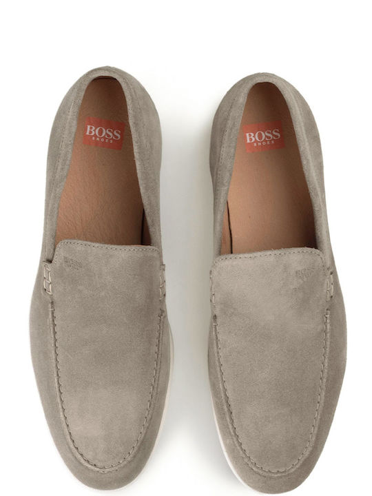 Men's Moccasins in Beige Colour