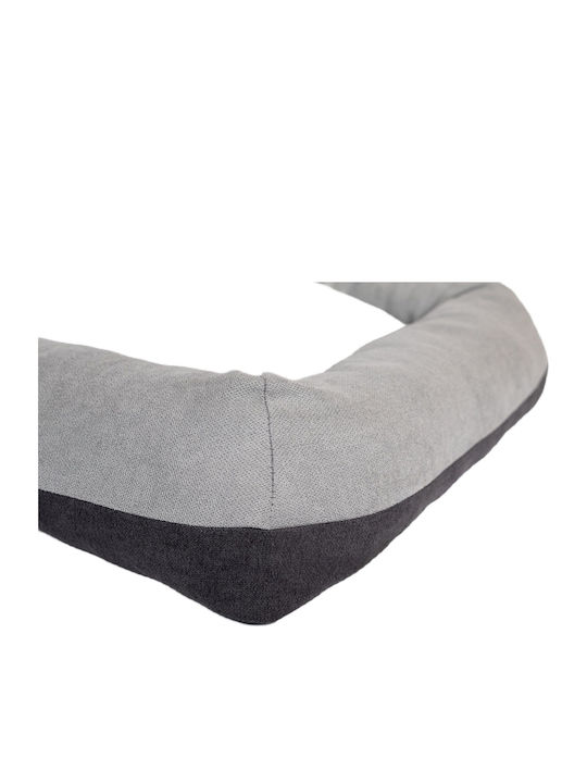 YEGO Design Καναπές Κρεβάτι Σκύλου Ορθοπεδικός Γκρι 90x70εκ.