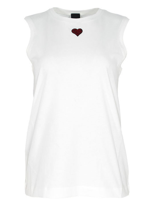 Casimiro Women's Summer Blouse Cotton Sleeveless White
