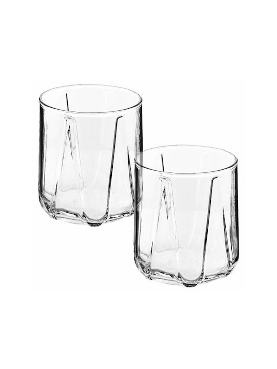 Kadax Set Pahare Whiskey Pentru Apă Din Sticlă 360ml 2 Bucăți