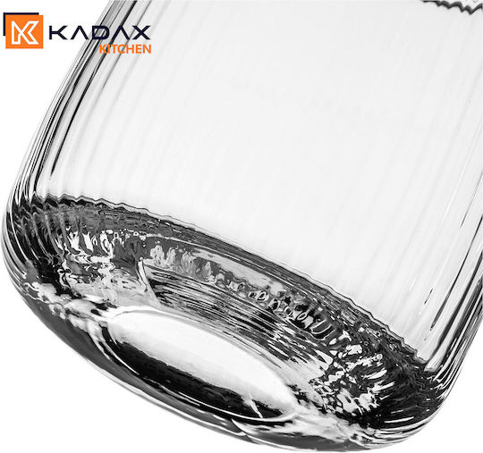 Kadax Set Pahare Apă Bere Cocktail Sticlă Portocalii 310ml 8 Bucăți