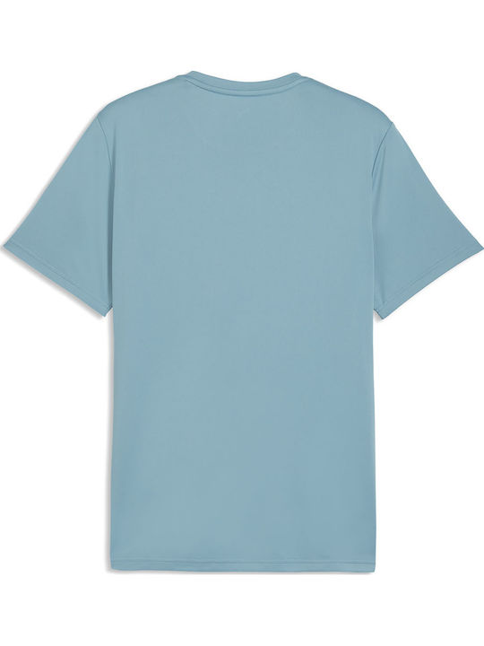 Essentials Sportliches T-Shirt Hellblau