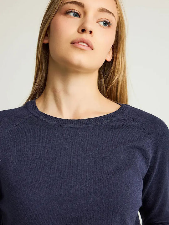 Women's Sweater Cotton Blue