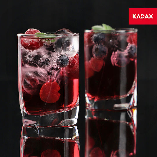 Kadax Σετ Ποτήρια Νερού Γυάλινα 245ml 6τμχ
