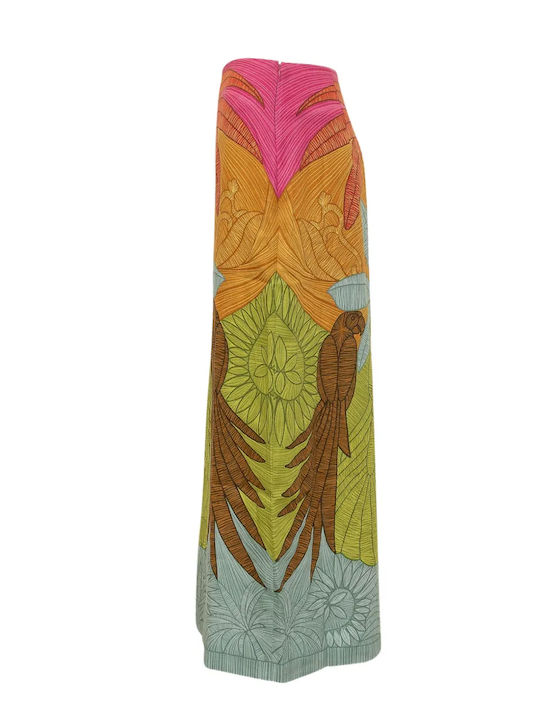 Maxi Φούστα Floral Multicolor