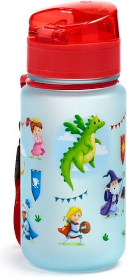 Eco-Friendly Shatterproof Kids Water Bottle Puckator Knights & Dragons Pop Top 350ml
