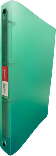 Optima Plastic Product 4-ring Binder D16mm Flexible Pp Covers Optima Flex Transparent Green