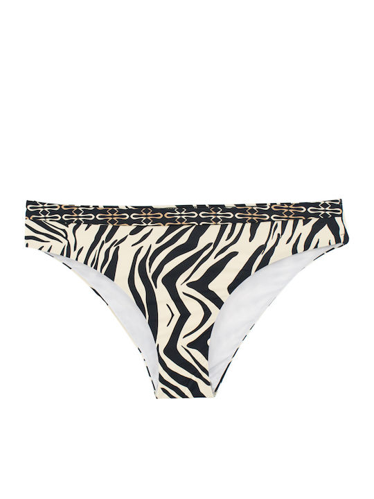 Дамски Бански Bikini С Банели Драпиран Черен