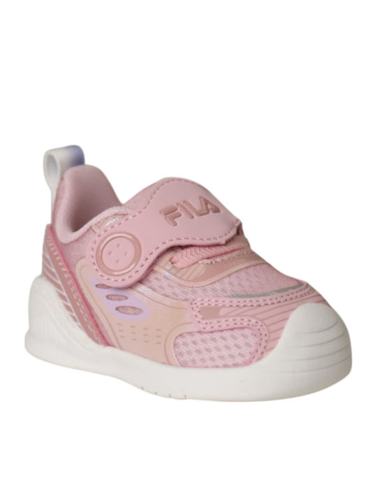 Galaxy Kids Sports Shoes Running with Hoop & Loop Closure Pink