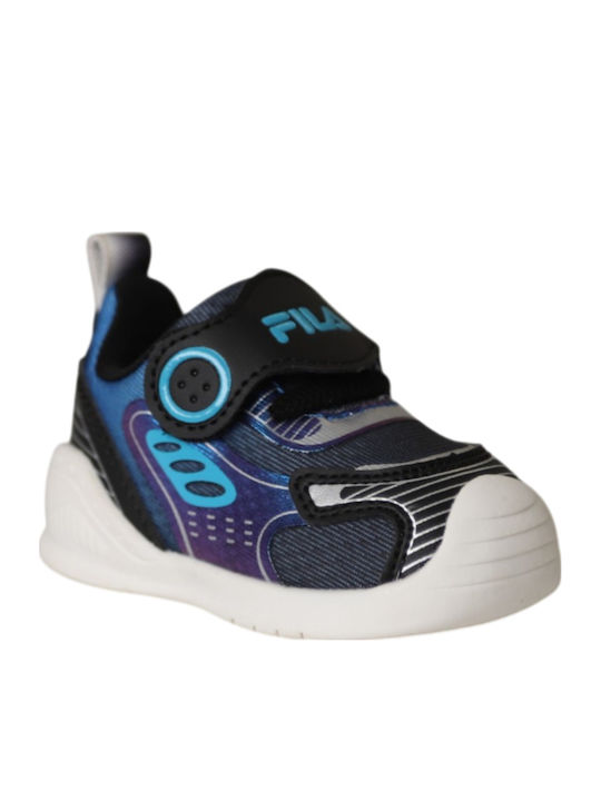 Galaxy Kids Sports Shoes Running with Hoop & Loop Closure Blue