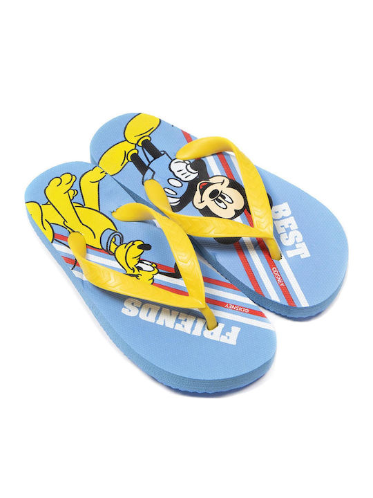 Παιδικές Σαγιονάρες Mickey Κίτρινες