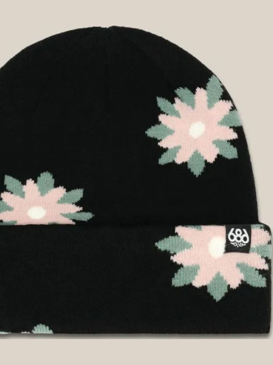 Beanie Γυναικείος Σκούφος Πλεκτός σε Μαύρο χρώμα
