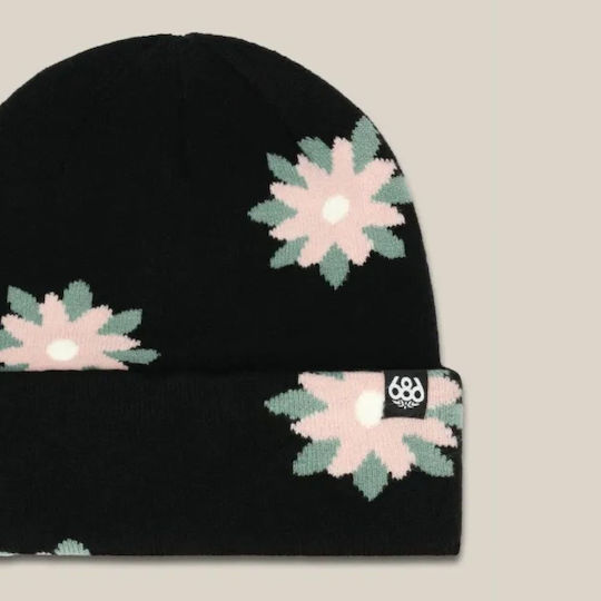 Beanie Women's Knitted Beanie in Black Color
