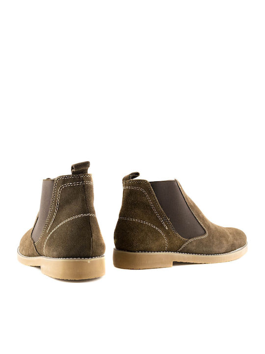 Leather Brown Chelsea Boots
