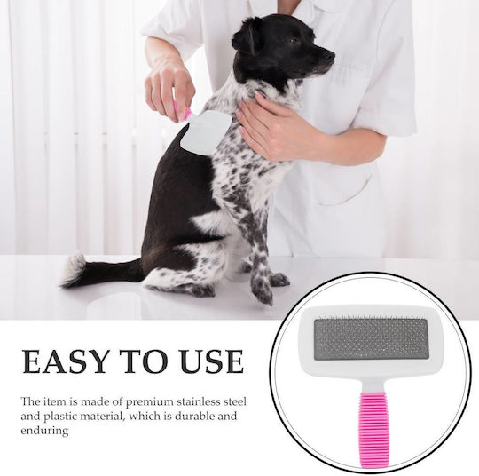 Dog Brush S Dogs Haircare 14x10cm Pink