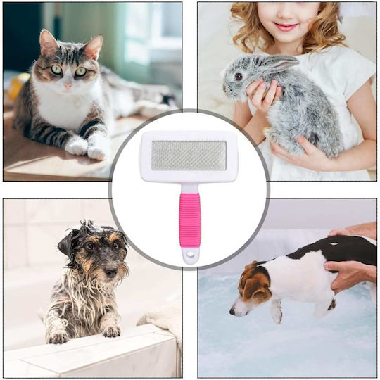 Dog Brush S Dogs Haircare 14x10cm Pink