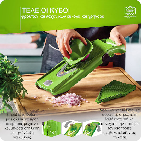 Borner Slicer V5 Powerline Pro Set 7 Pieces Green
