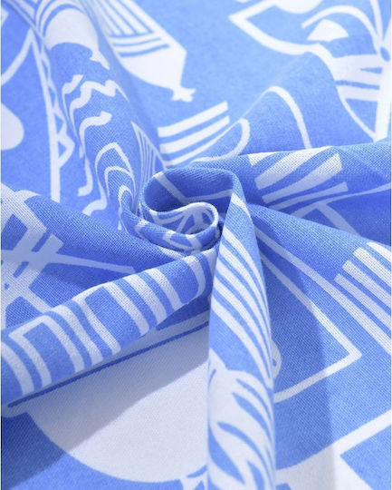 Ble Resort Collection Beach Towel Pestemal Blue 90x180 Code 5-46-509-0049