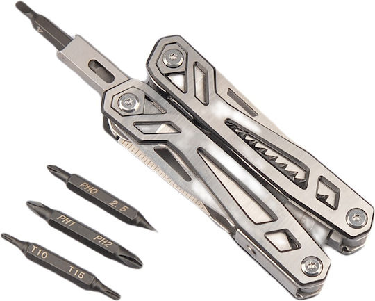 Dulotec Dulotec Multitool Grau mit Scheide Set 4 Stück