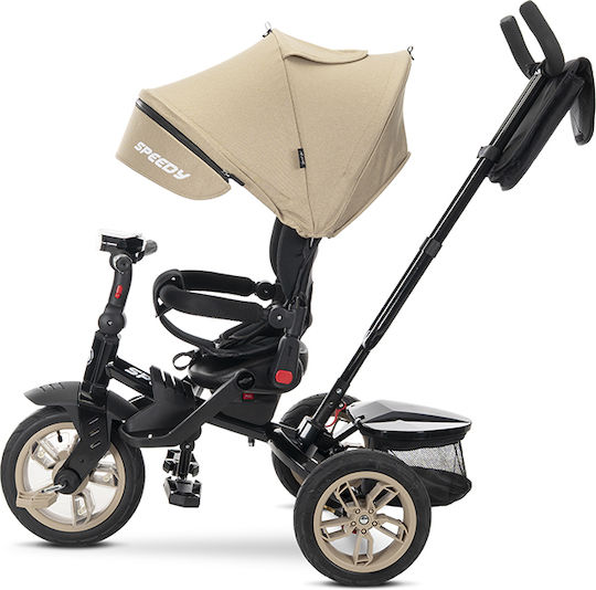 Lorelli Speedy Convertible with Parental Handle for Ages 1-3 Beige