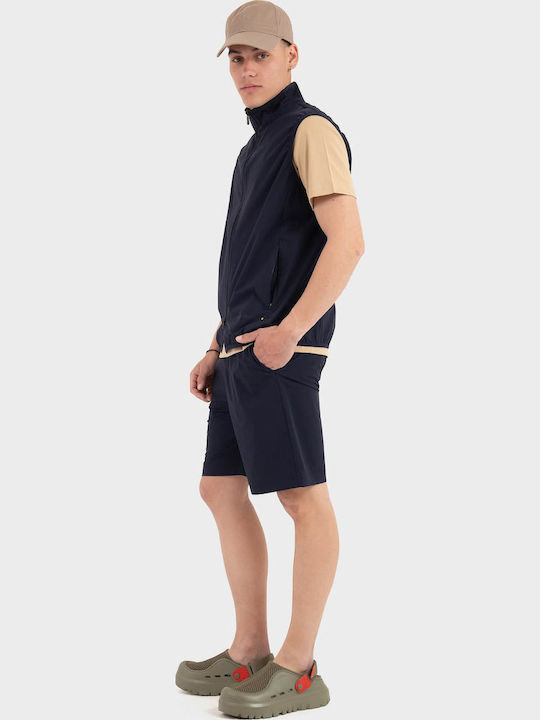 Sleeveless Jacket Navy