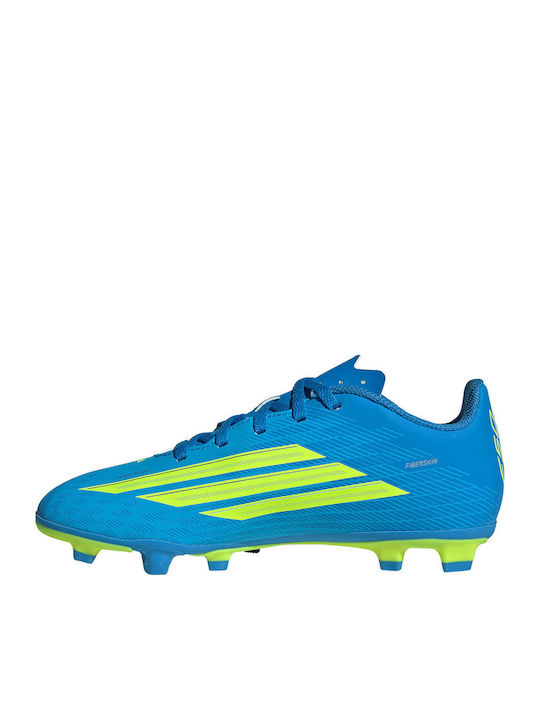F50 Club FG/MG Kids Soccer Cleats And Shoes Molded Blue