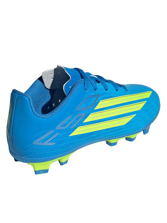F50 Club FG/MG Kids Soccer Cleats And Shoes Molded Blue