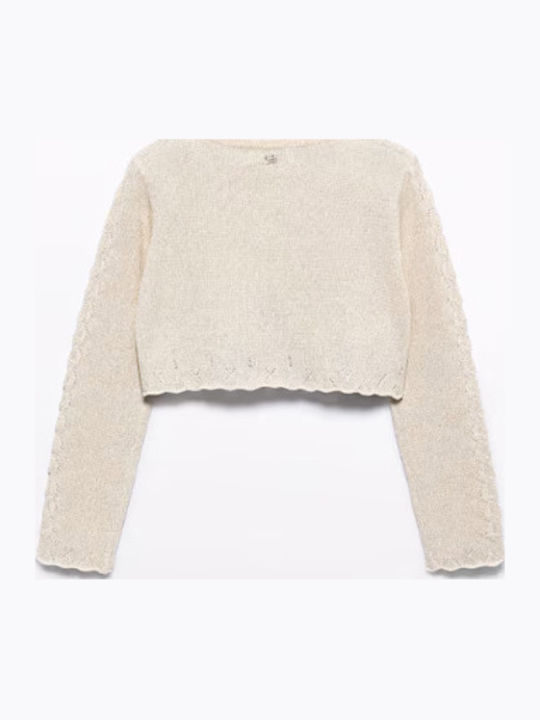 Kids Knitted Bolero Champagne