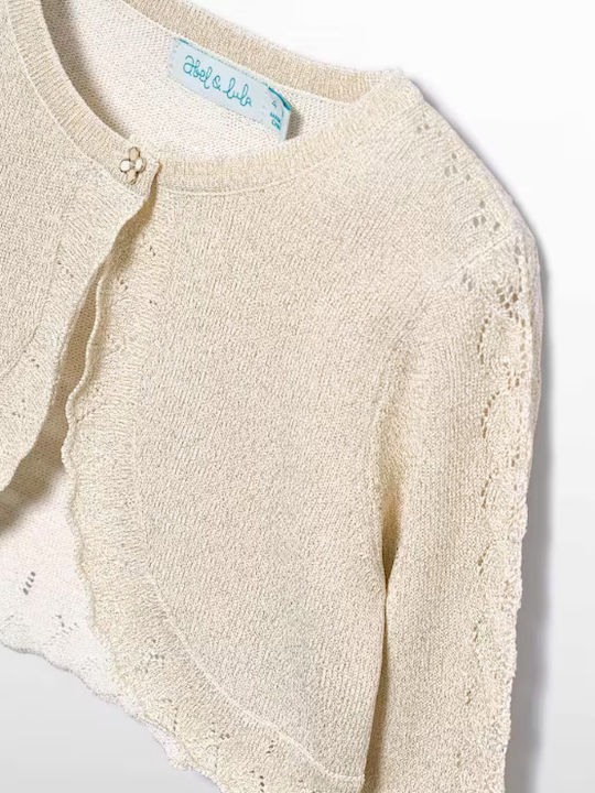 Kids Knitted Bolero Champagne