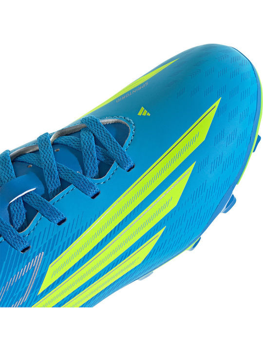 F50 Club FG/MG Kids Soccer Cleats And Shoes Molded Blue