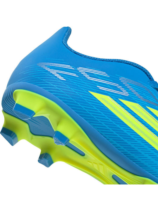 F50 Club FG/MG Kids Soccer Cleats And Shoes Molded Blue