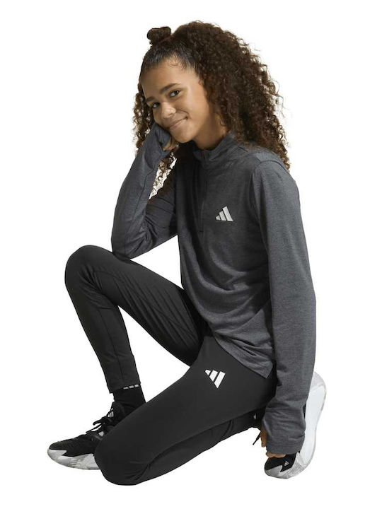 Kids Leggings Sports Cropped Black Essentials