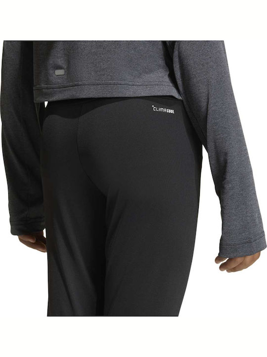 Kids Leggings Sports Cropped Black Essentials