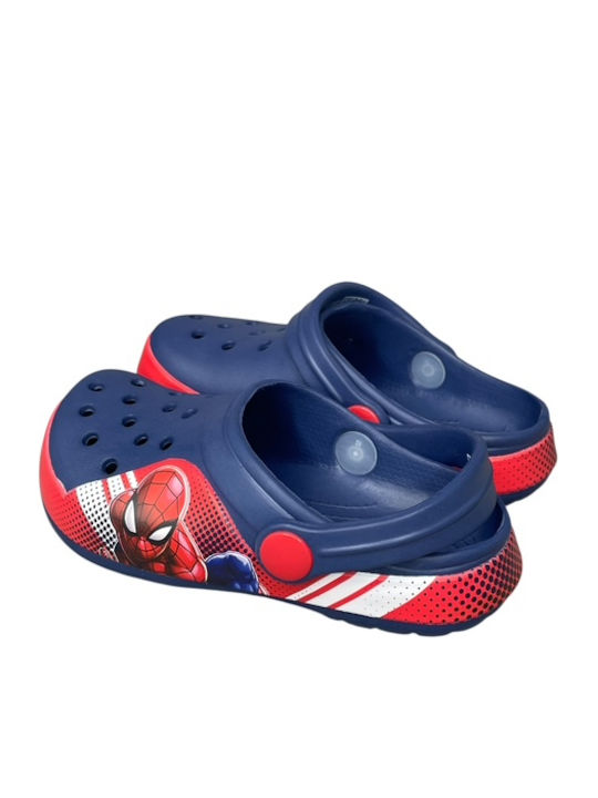 Marvel Spiderman Kids Beach Clogs Blue PA-07159-3-22