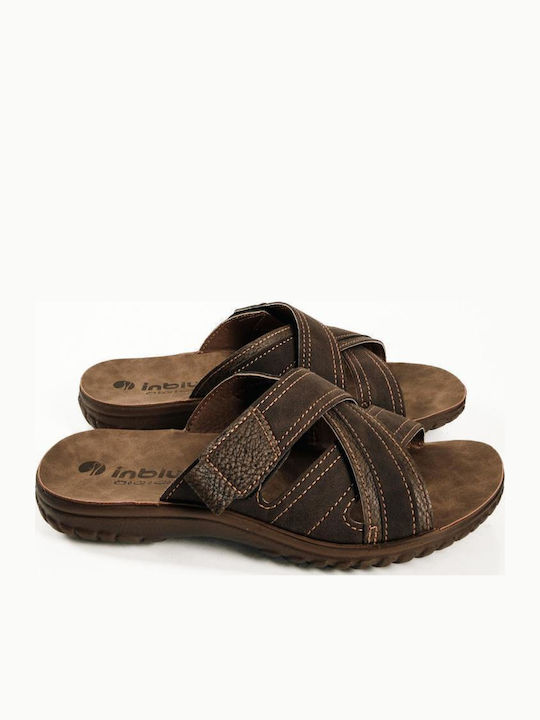 Herrensandalen in Braune Farbe