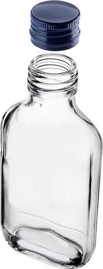 100ml Flask Bottle Blue Cap 1 Pc