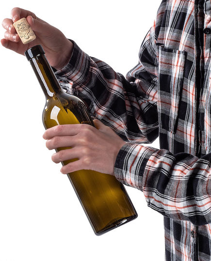 10 Pcs Glass Bottles Wine Liqueurs Wine Bottle 0.75l 750ml + Stoppers