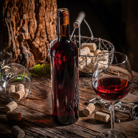 10 Pcs Glass Bottles Wine Liqueur Wine Bottle 0.75l 750ml + Stoppers