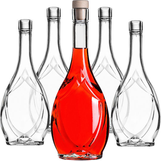 Sticlă Icona 500 Ml 0.5l Vin Lichioruri Sucuri Dop