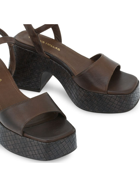 Damen Sandalen Braune
